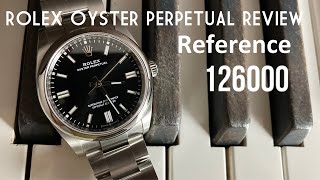 Rolex Oyster Perpetual Review 126000 Black Dial [upl. by Gwenni227]