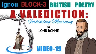 A VALEDICTION forbidding mourning by JHON DONNE [upl. by Oiramal]