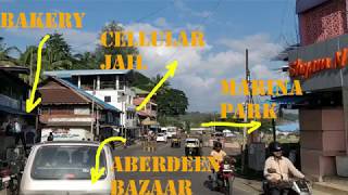 Port Blair City Roads Aberdeen Bazaar [upl. by Liartnod]