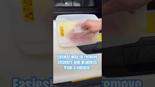 How To Remove Wraps And Stickers From Your Vehicle  Valeting Tips shorts [upl. by Jeromy325]