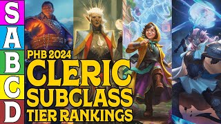 Cleric Subclass Tier Ranking in DampD 2024 [upl. by Rivy]