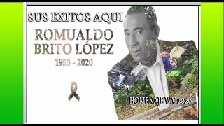 ROMUALDO BRITO TODOS sus EXITOS HOMENAJE [upl. by Ailegna]