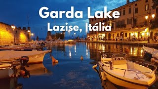 Beautiful Lake Garda LAZISE ​​Italy  by drone 4k [upl. by Gothard496]