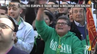 Contro Europa e tasse vado a Bologna con Salvini [upl. by Rurik]