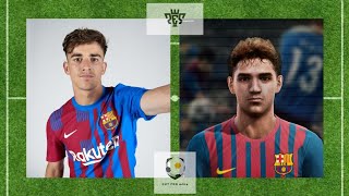 Gavi 🇪🇦  FACE  PES2013 internal editor [upl. by Servais]