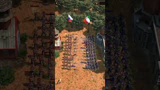 Bersagliere vs All skirmisher type unit part 5  Russian Strelet aoe3 aoe3de [upl. by Notak]