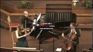 Jean Baptist Loeillet Sonata for Piano Cello and Violin [upl. by Teriann]