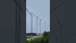 The largest wind turbines in the world on a test field 😀 Vestas V236150 Siemens 14236 DD [upl. by Ehsiom130]