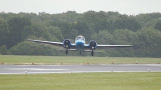 Avro 652A Nineteen Anson C19 departure at RIAT 2016 AirShow GAHKX [upl. by Anuahsat391]