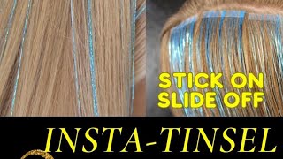 Hair Tinsel amp Hair Extension Tutorial [upl. by Nrubyar]