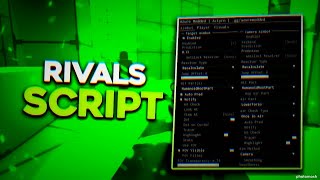 NO BAN  RIVALS ROBLOX SCRIPT GUI  AIMBOT ESP  UNLOCK ALL  FREE DOWNLOAD  PASTEBIN [upl. by Mima]