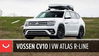 VW Atlas RLine  Vossen CV10 22quot Concave Wheels [upl. by Idurt]