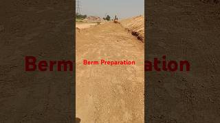 Berm preparation working [upl. by Ojillib]