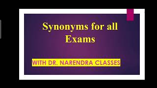 Synonyms for all competitive Exams ✍️fybsc fyba english englishforall kbcnmu englishspeaking 🎊 [upl. by Worden17]