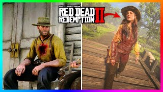 What Happens If Arthur Morgan Returns To The Gang Camp Covered In Blood In Red Dead Redemption 2 [upl. by Goodrow]