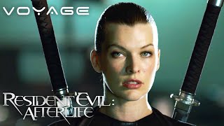 Resident Evil Afterlife  Alice Clones Vs Umbrella Corporation  Voyage [upl. by Acinet]