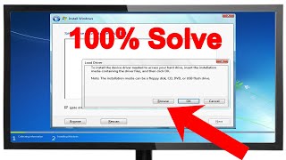 How to fix no driver were found windows 7 while installation [upl. by Oinota]