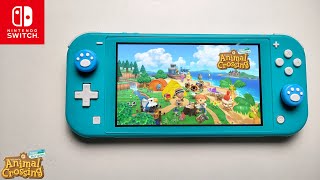 Animal Crossing New Horizons On Nintendo Switch Lite [upl. by Enomyar]