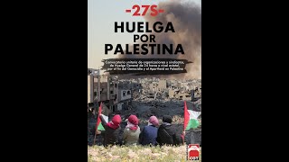 Huelga por Palestina 27S [upl. by Parcel]