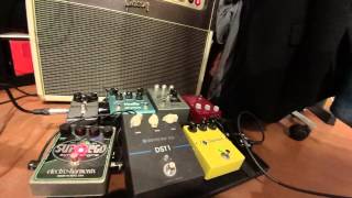 EHX SuperEgo Mr Black Supermoon Skreddy Echo Klon KTR etc part 12 [upl. by Aynuat676]