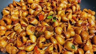 SPICY INDIAN STYLE PASTA  INDIAN MACARONI PASTA  PASTA RECIPE IN 15 MINUTES  MACARONI DINNER [upl. by Onilegna]