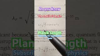 Planck Length plancklenght plancktime planck PhysicsCoachMCQ [upl. by Schou]