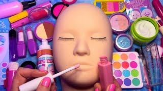 ASMR Fake Makeup on Mannequin Whispered [upl. by Eittol]