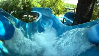 Noahs Ark Waterpark Slidewinders Waterslide POV Wisconsin Dells WI [upl. by Yona]