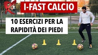 Come migliorare la rapidità nel calcio  10 esercizi per la rapidità dei piedi [upl. by Sev]