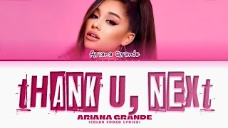 Ariana Grande thank u next Lyrics Color Coded Lyrics [upl. by Zasuwa]