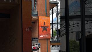 Hamilton Musical Ad in Cabot Circus bristol hamiltonthemusical [upl. by Giraldo520]