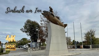 Simbach am Inn Germany Walking Tour  A Beautiful Serene Town  4K HDR [upl. by Fitalludba]