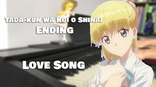 Tadakun wa Koi wo Shinai ED 『Love Song』by Manaka Iwami [upl. by Anyrtak564]