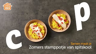 Zomers stamppotje van spitskool  Coopjeskoken  Coop [upl. by Nyl462]