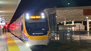 Queensland Rail’s NGR 701 Arriving and departing at Beenleigh Station on DP95 29422 [upl. by Uah]