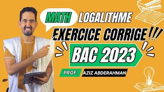 BAC MATH 2023 Corrigé  Prof Aziz Abderrahman [upl. by Elorac]