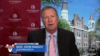 Gov John Kasich Discusses Political Standing After DNC Speech  The View [upl. by Yllut]