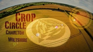 Crop Circle at Charlton Wiltshire UK  8 July 2014 DJI Phantom 2 [upl. by Nnylyrehc743]