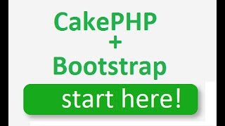 cakephp 34 tutorial for beginners step by step  4  How to use bootstrap and foundation [upl. by Glynias]