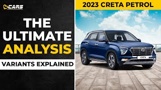 2023 Creta Petrol Variants Explained  E EX S S Knight SX SXO SX O Knight  Feb [upl. by Latsyk]