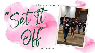 AKA STROLL 💕💚💕 AKA 70th Boule Orlando 2022  quotSET IT OFFquot Impromptu Stroll  70th Boule [upl. by Trygve]