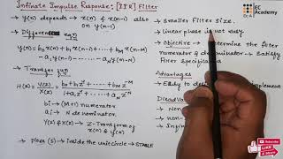 DSP74 Introduction to infinite impulse response IIR Filter  EC Academy [upl. by Devora]