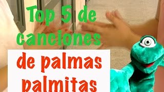 5 canciones infantiles para jugar a palmas palmitas con los puppets [upl. by Aerised]