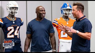 Terrell Davis tests out the Mile High Collection  Salute to Broncos Country [upl. by Nita259]