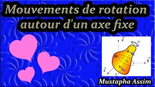 Mouvements de rotation autour d un axe fixe [upl. by Anwad]