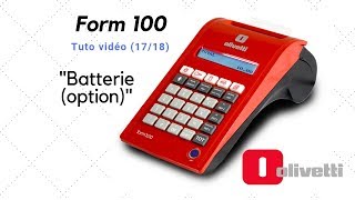 Olivetti Form 100 1718 BATTERIE [upl. by Artemisa637]