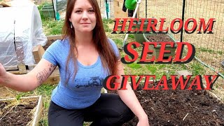 Spring Garden Heirloom Seed GIVEAWAY [upl. by Bowie51]