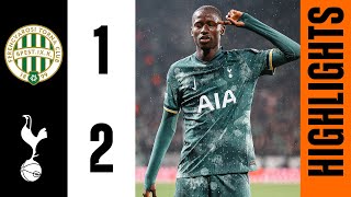 Ferencvaros 12 Tottenham Hotspur  EUROPA LEAGUE HIGHLIGHTS  Johnson scores his fifth in a row [upl. by Teillo]