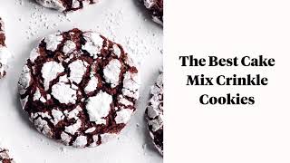 How to Make the Best Cake Mix Crinkle Cookies [upl. by Vivianne317]