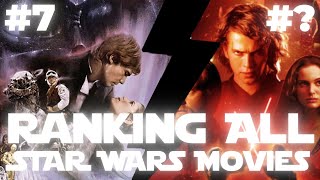 Ranking All Star Wars Movies [upl. by Mikahs]